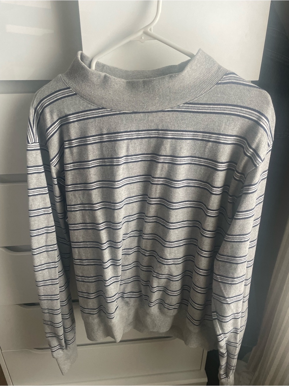 Parke Striped Mockneck